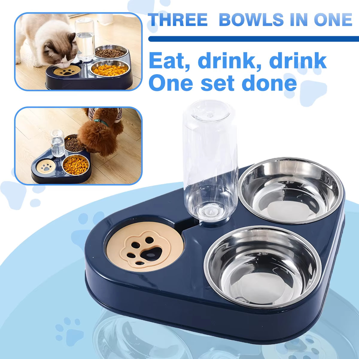 DuoFlow Spill-Free Feeder & Hydration Station